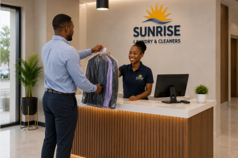 Welcome to Sunrise Laundry & Cleaners.